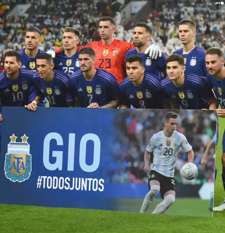 Foto de grupo selección argentina