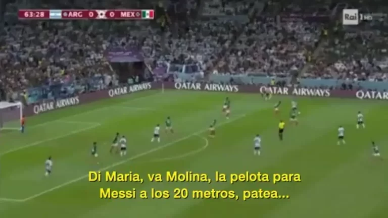 El emotivo relato de un italiano en el gol de Messi