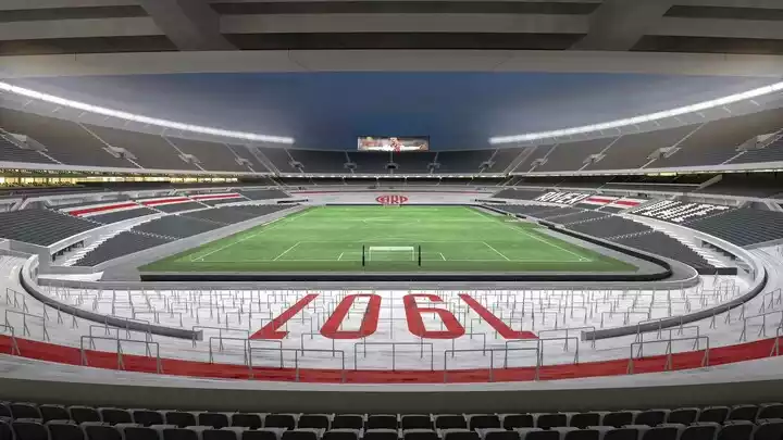 Render definitivo del nuevo e imponente estadio Monumental de Nuñez