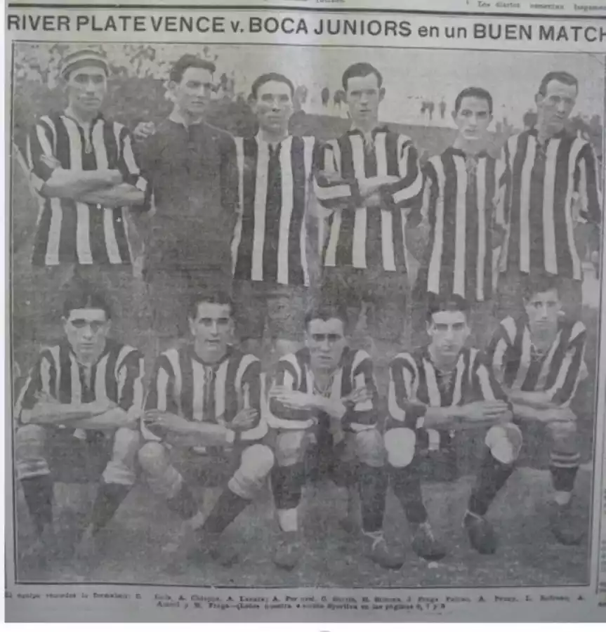Copa Competencia 1915: 1ra. Fase - Clasificó River