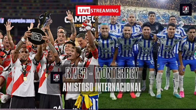 Cómo ver en vivo el partido amistoso entre River y Monterrey